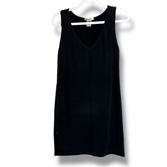 Prairie Underground Black Sweatshirt Mini Dress Size Large - Picture 1 of 6